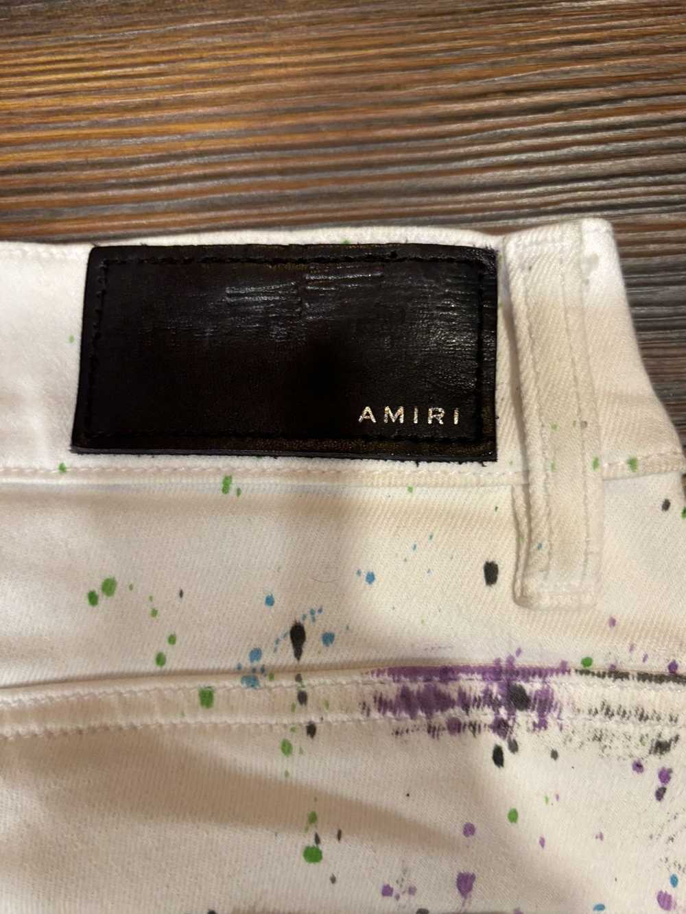 Amiri Amiri paint splatter jeans - image 9