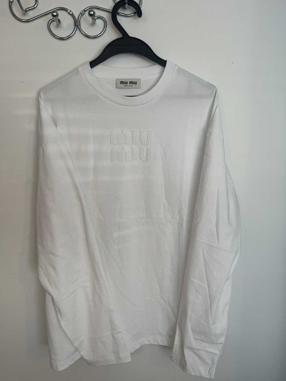 Miu Miu miu miu logo long sleeve - image 1