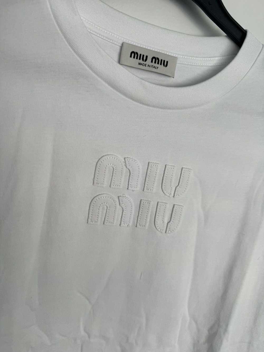 Miu Miu miu miu logo long sleeve - image 4