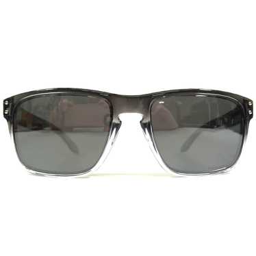 Oakley Polished Clear Gray Frames Prizm Black Pola