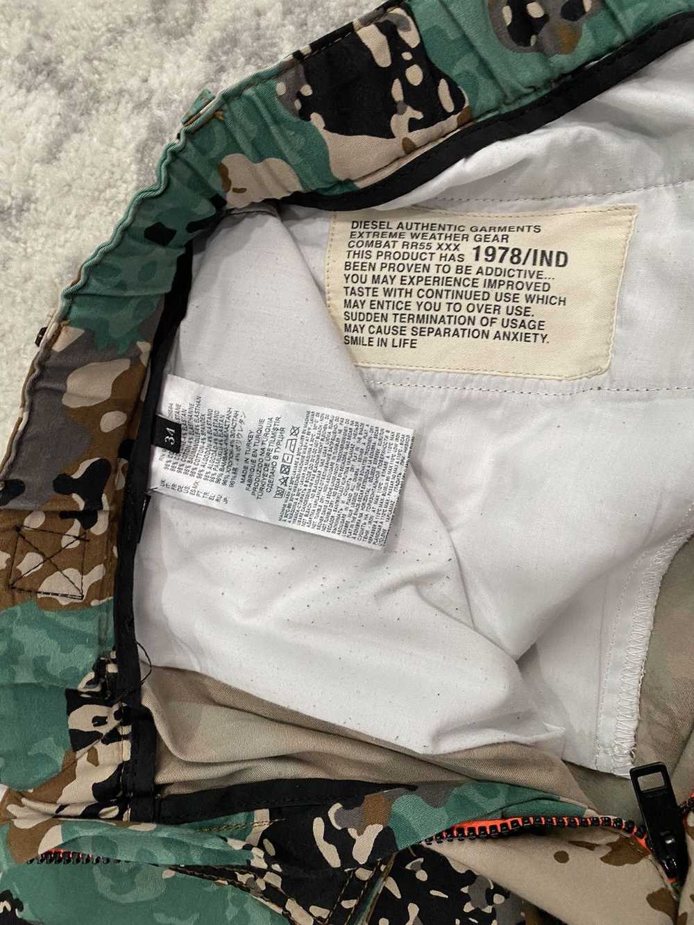 Diesel Diesel Green Camo P-Luza Cargo Trousers - image 9