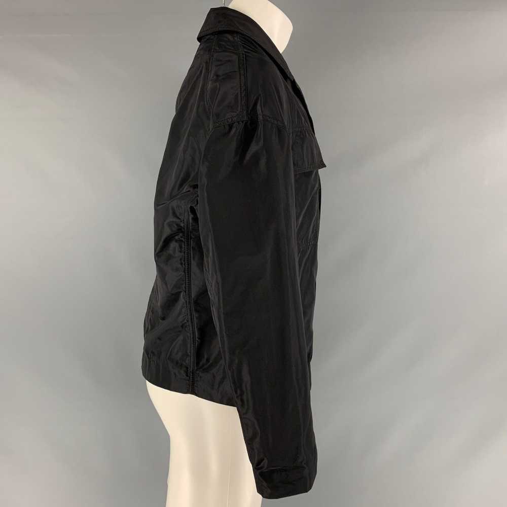 Tom Rebl TOM REBL Black Polyester Windbreaker Jac… - image 2