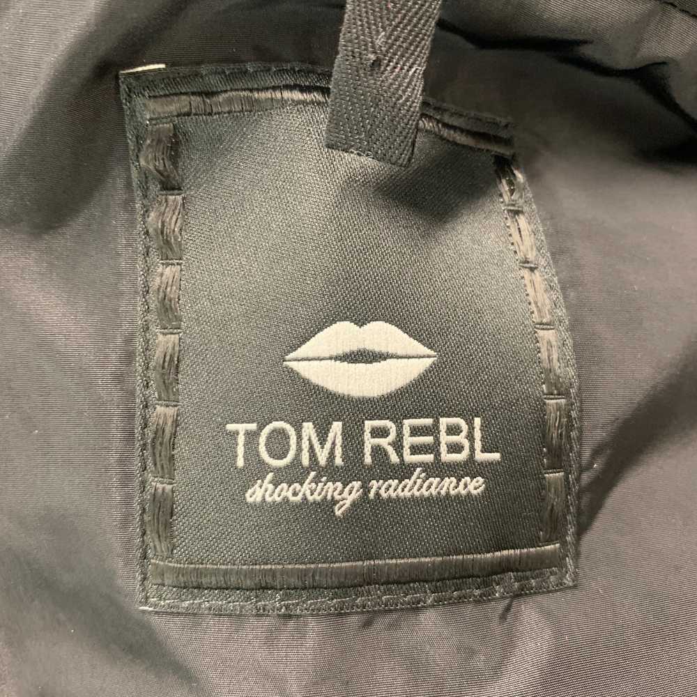 Tom Rebl TOM REBL Black Polyester Windbreaker Jac… - image 4