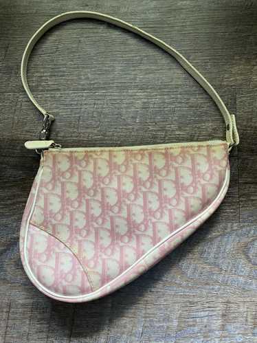 Dior Dior PVC Pink Trotter Saddle Shoulder Bag