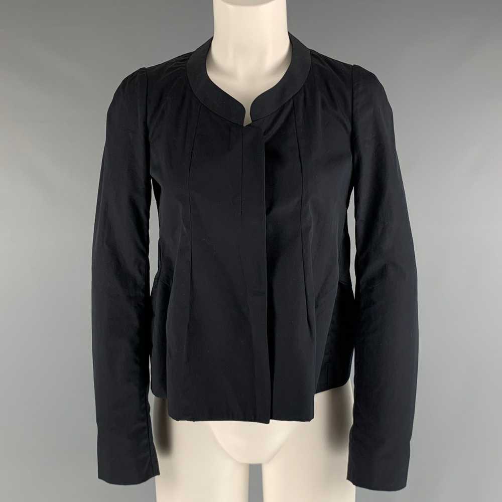 Marni MARNI Size 2 Black Cotton A-Line Jacket - image 1