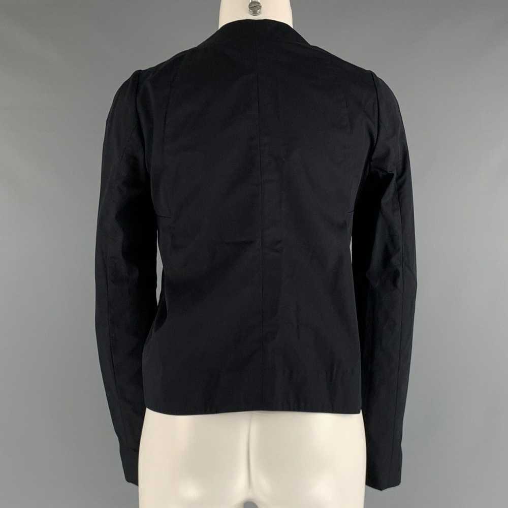 Marni MARNI Size 2 Black Cotton A-Line Jacket - image 3