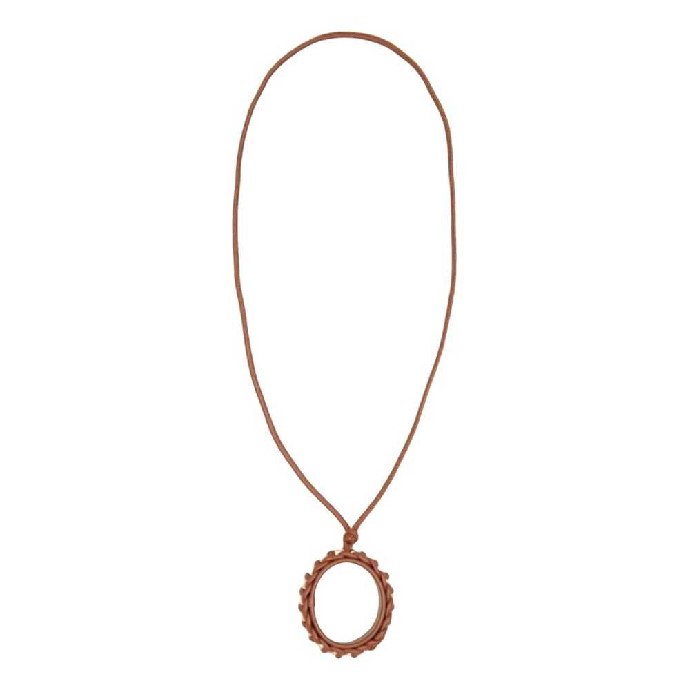 Max Mara Leather necklace - image 1