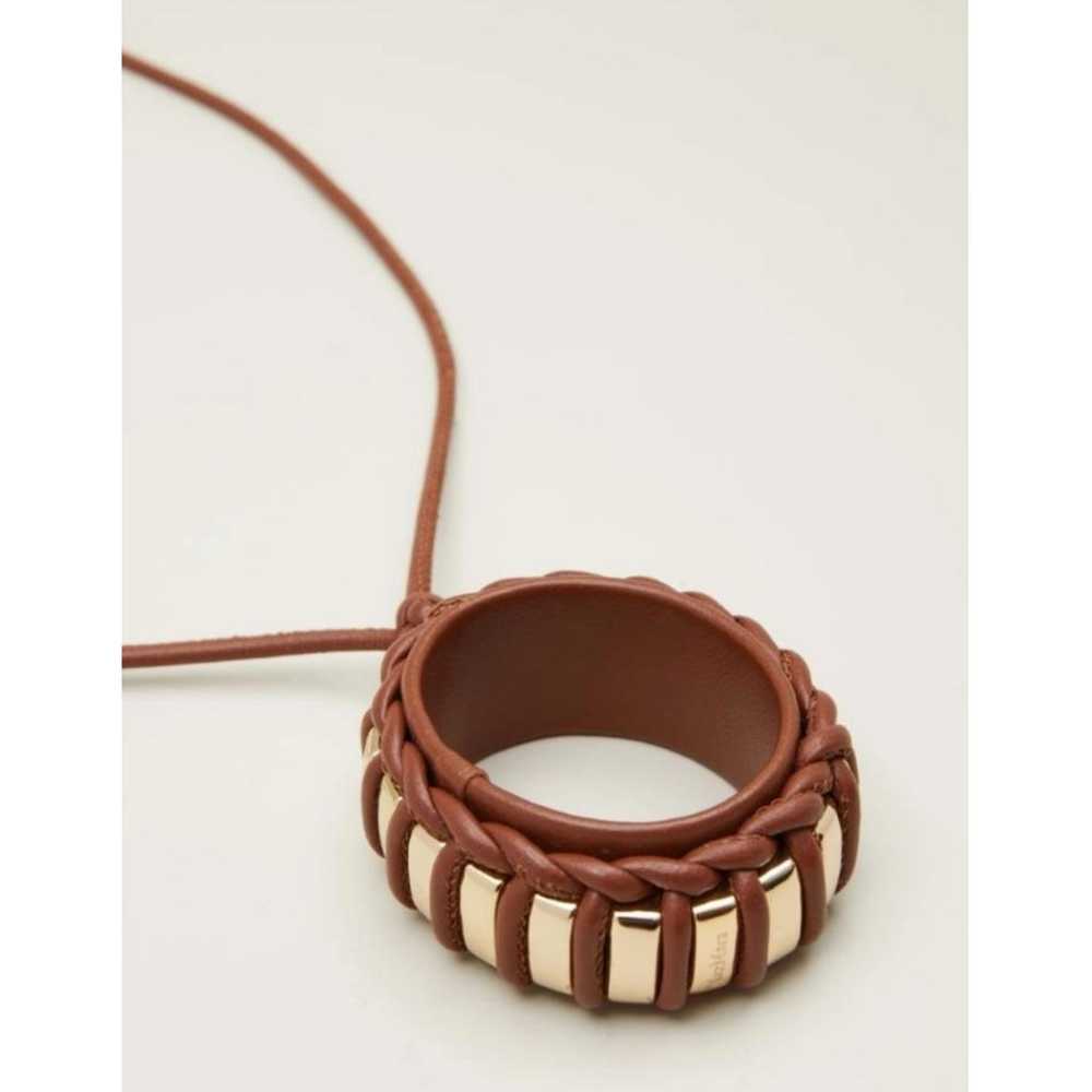 Max Mara Leather necklace - image 2