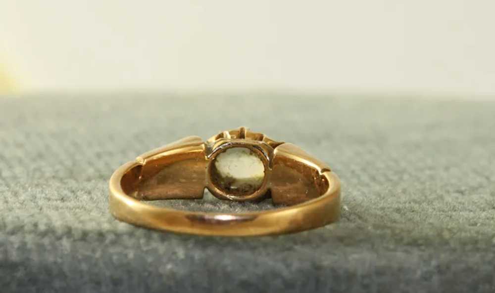 Estate 14K Moonstone Ring - image 3