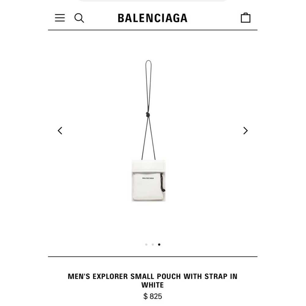 Balenciaga Leather small bag - image 3