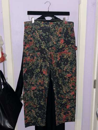 18 East × Bodega Leaf print camo pants