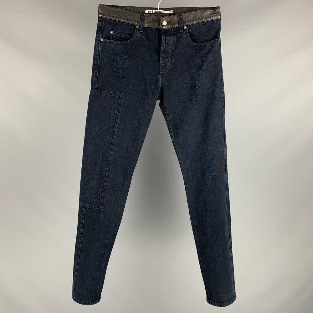 Designer MCQ by ALEXANDER MCQUEEN Size 32 Navy Di… - image 1