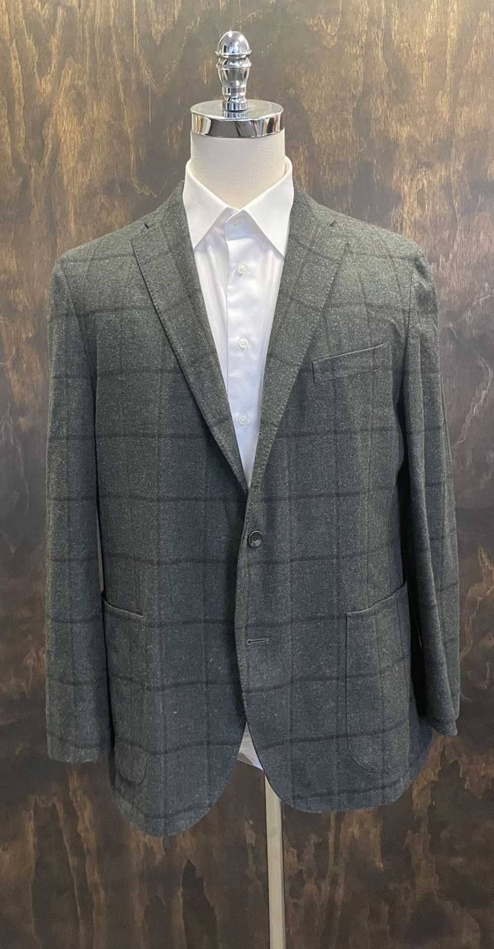 Boglioli Check Print Dover Jacket - image 1