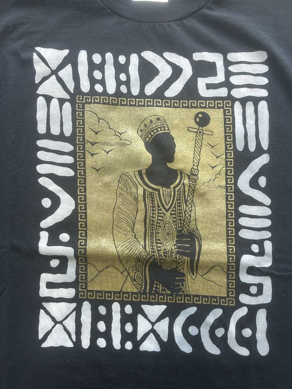 Streetwear × Vintage Vintage African Graphic Tee - image 2