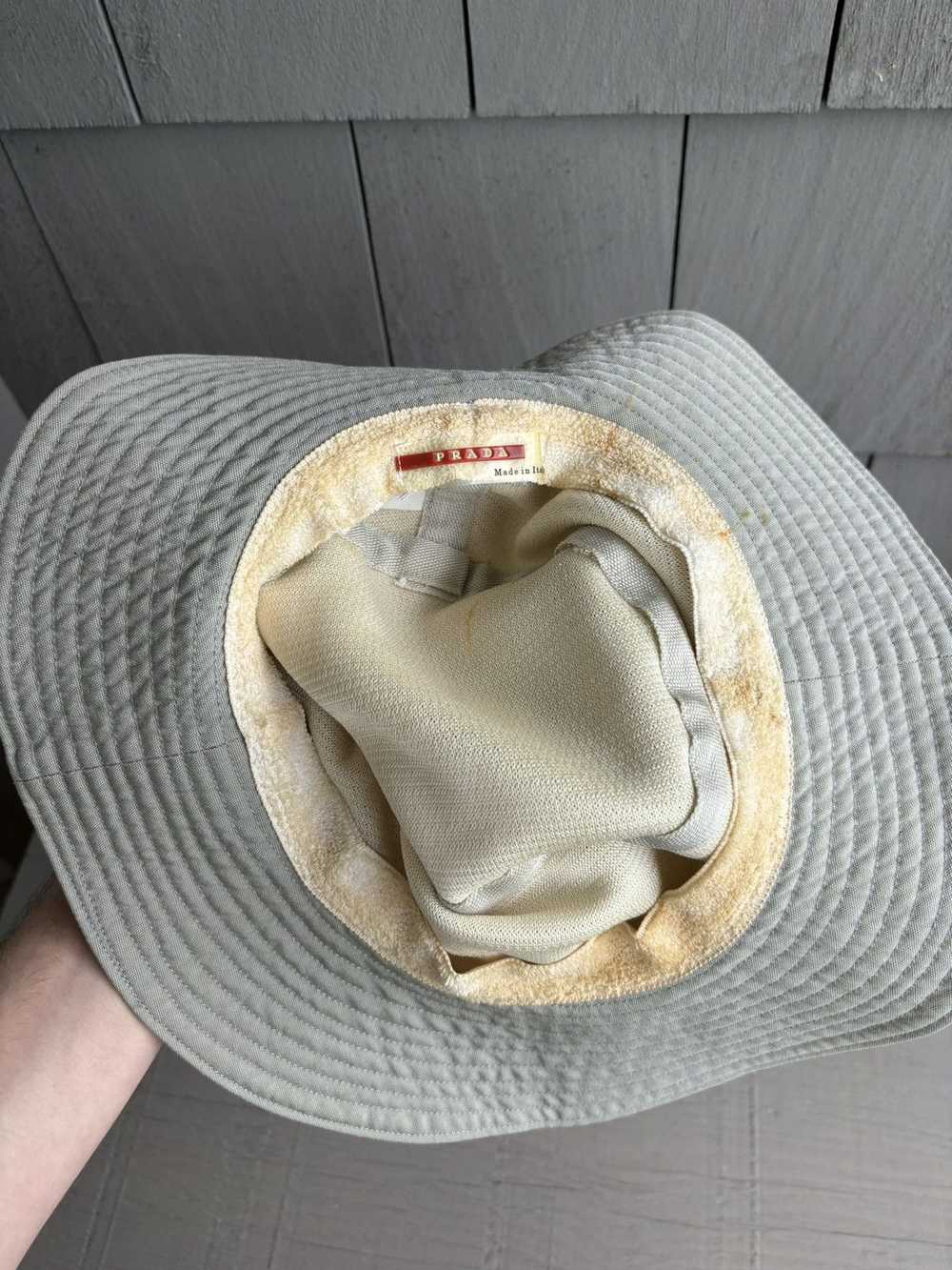 Prada × Vintage Vintage Prada Sun Hat SS 2000s Li… - image 5