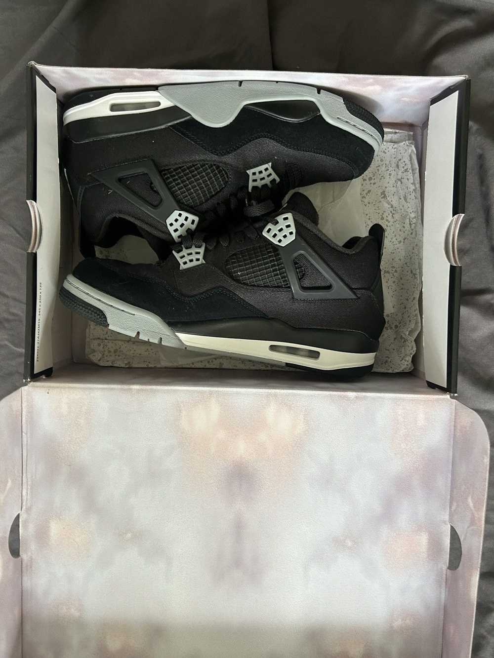 Jordan Brand × Nike Jordan 4 black canvas - image 6