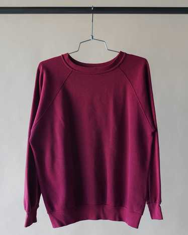 80's Pink/Purple Sweatshirt - Large