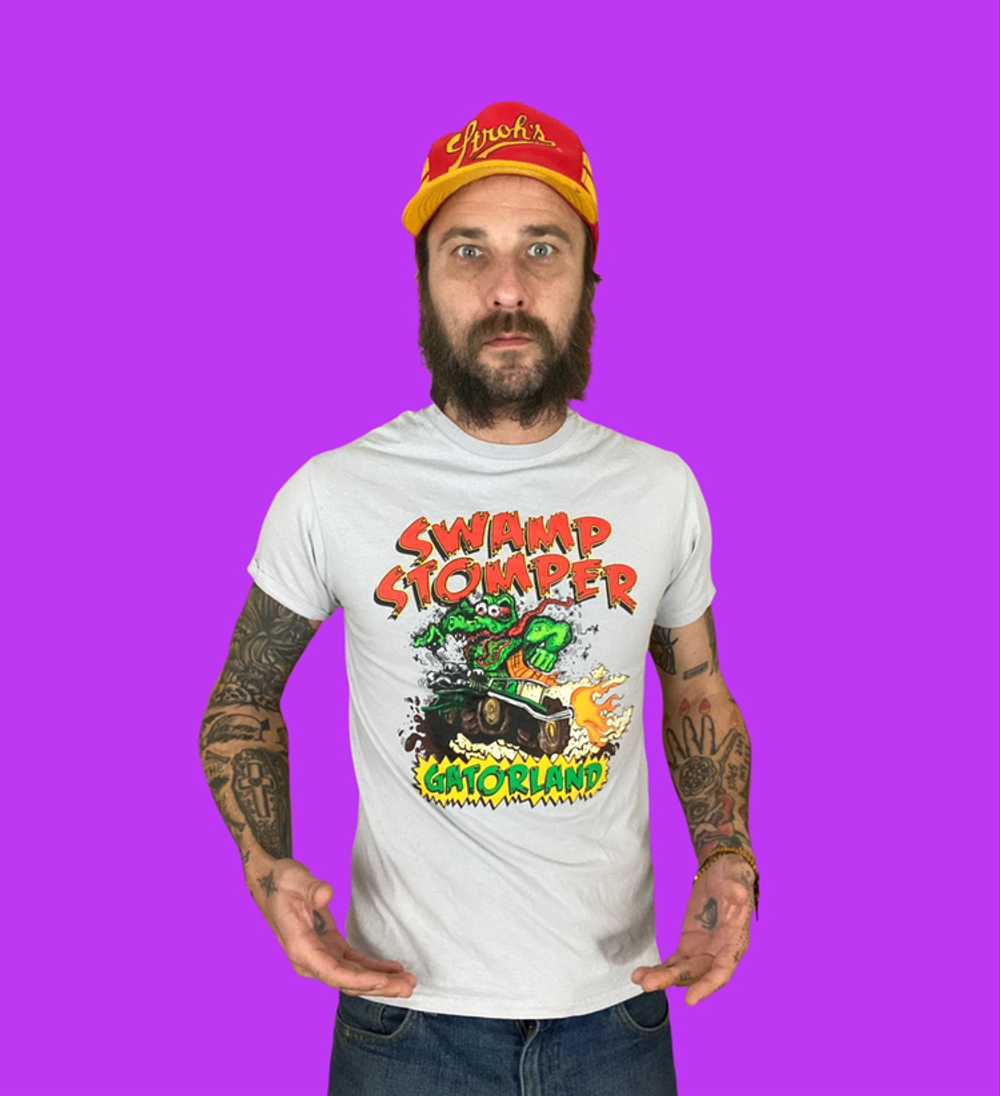 Rat Fink Gatorland Swamp Stomper Small Cartoon So… - image 1