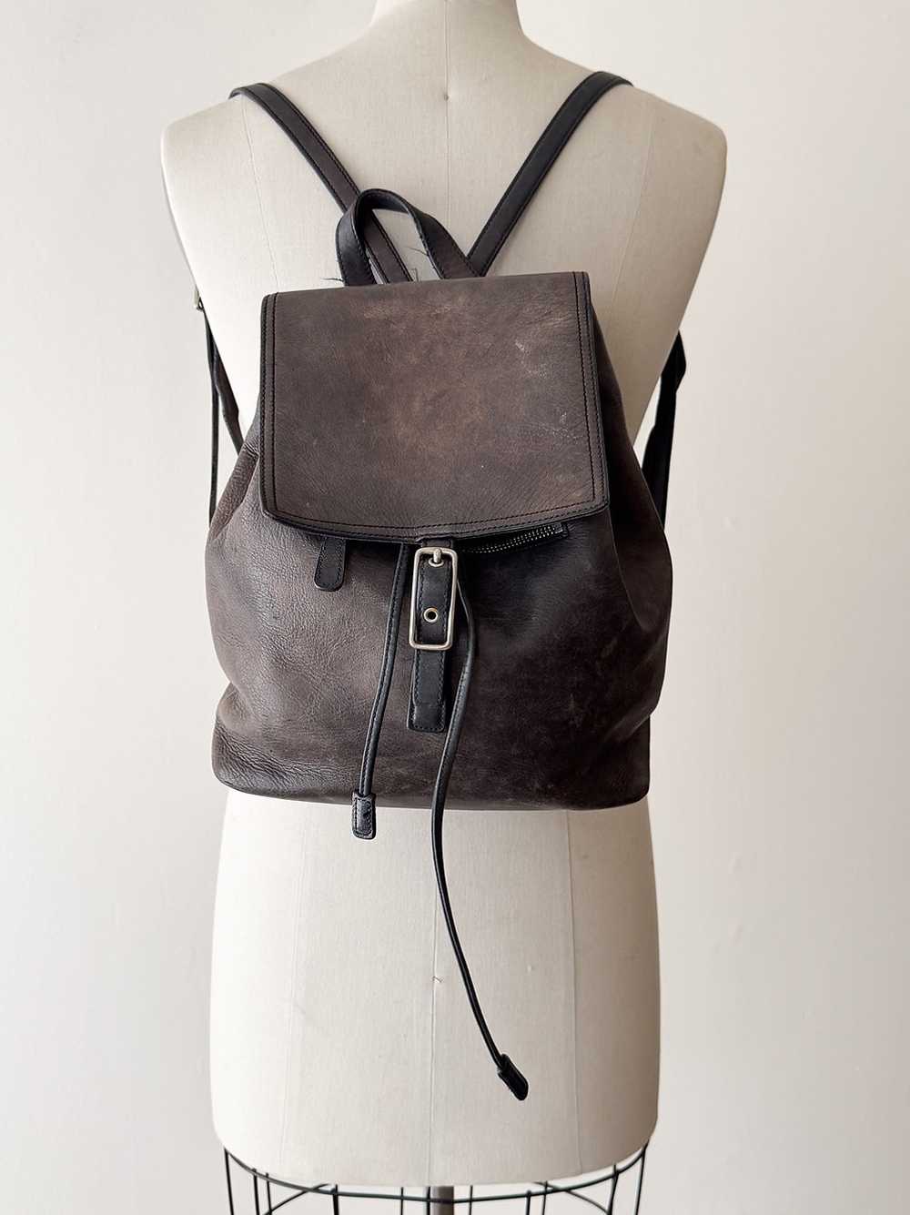 Grey Coach Backpack - image 2