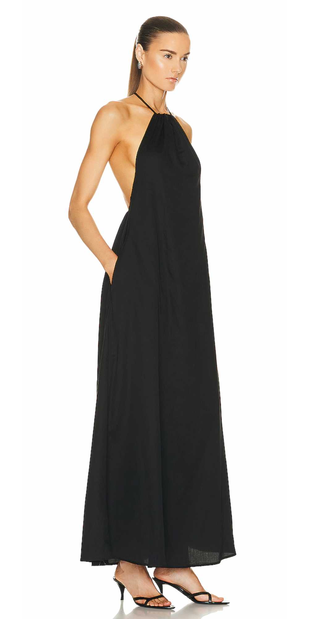 Managed by hewi Leset Black Yoko Halter Maxi Dress - image 2