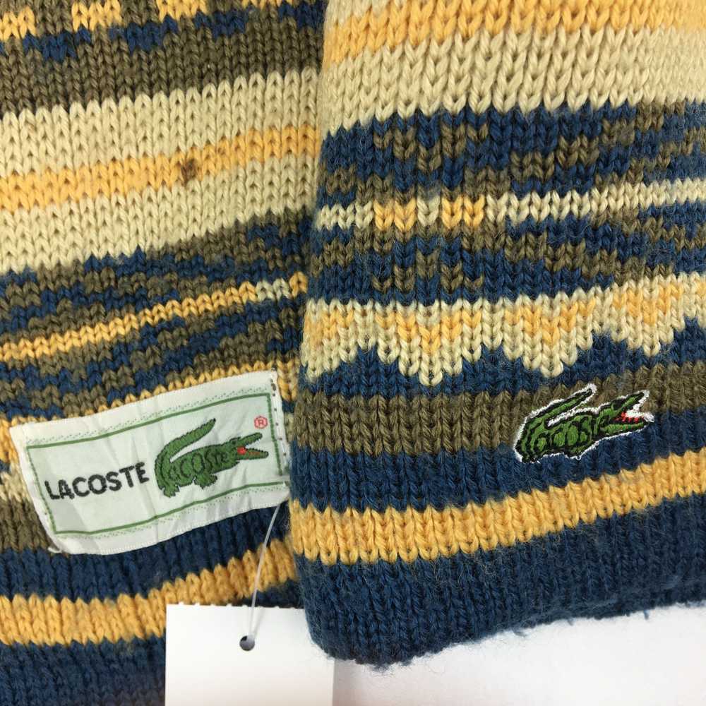 Lacoste × Vintage Vintage Lacoste Scarf Muffler K… - image 4