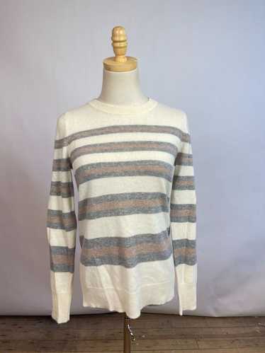 White + Warren Striped Cashmere (S) | Used,…