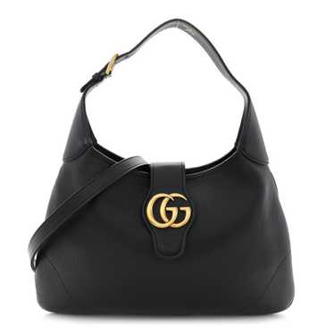 GUCCI Goatskin Medium Aphrodite Shoulder Bag Black - image 1