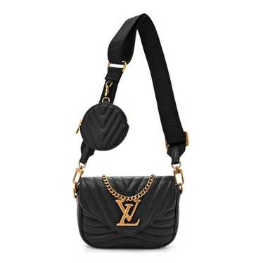 LOUIS VUITTON Calfskin New Wave Multi Pochette Bla