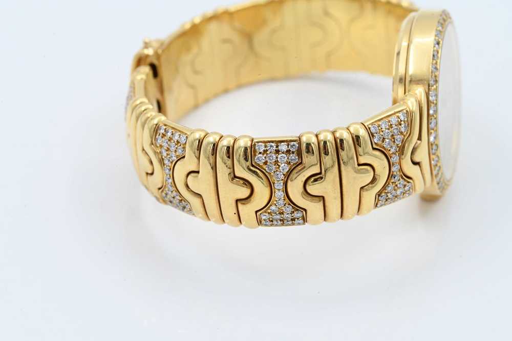 Bulgari "Parentesi" 18K Yellow Gold Cuff Bracelet… - image 4