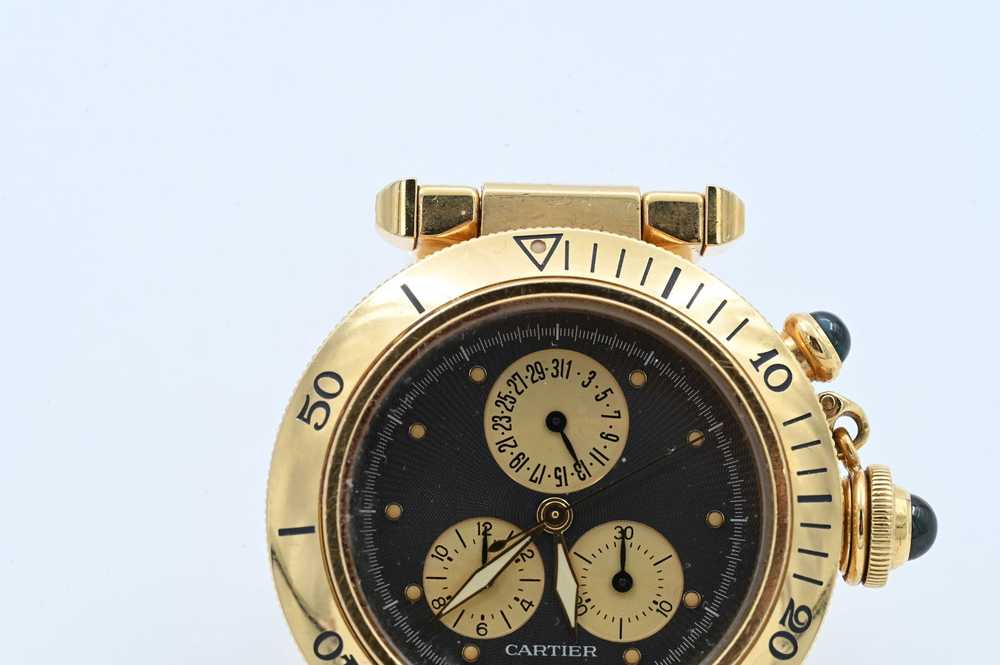 Cartier Pasha 18K Yellow Gold Wristwatch - image 3