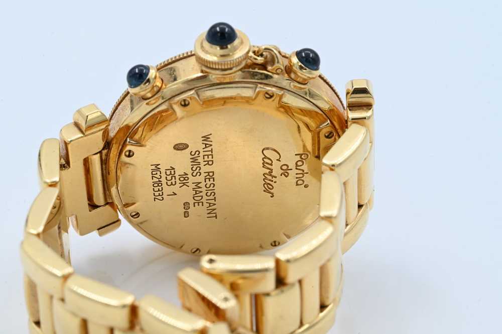 Cartier Pasha 18K Yellow Gold Wristwatch - image 5