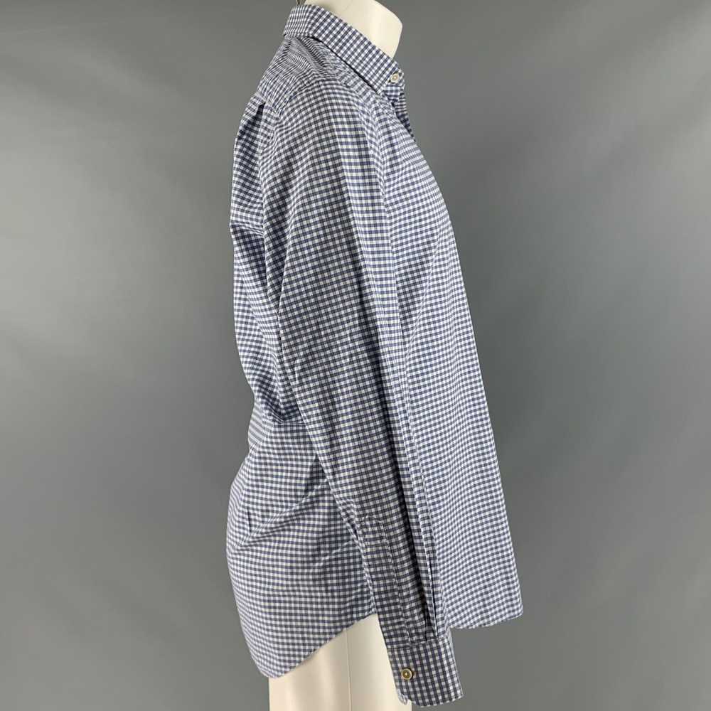 Paul Smith PAUL SITH Blue White Gingham Cotton Lo… - image 3