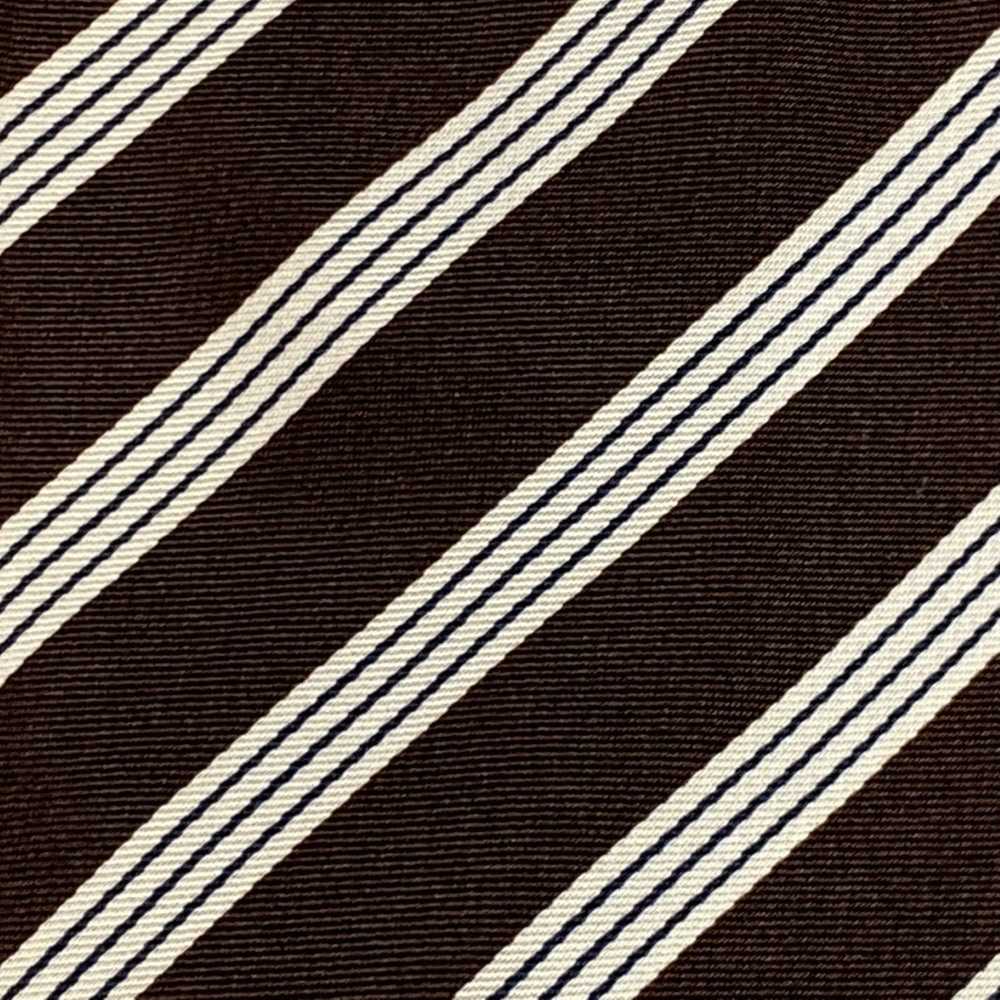 Luciano Barbera LUCIANO BARBERA Brown White Strip… - image 3