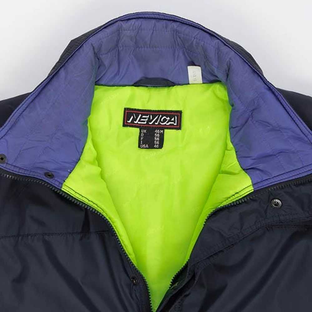 Mens Nevica ski jacket, padded winter coat, 90s v… - image 5