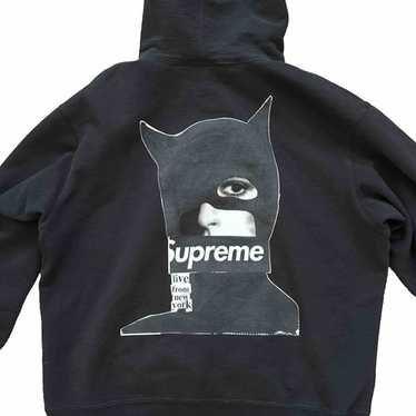【SUPREME】CATWOMAN HOODED SWEATSHIRT BLACK - 23FW Supreme Catwoman Hooded Sweatshirt (FW23) - $158