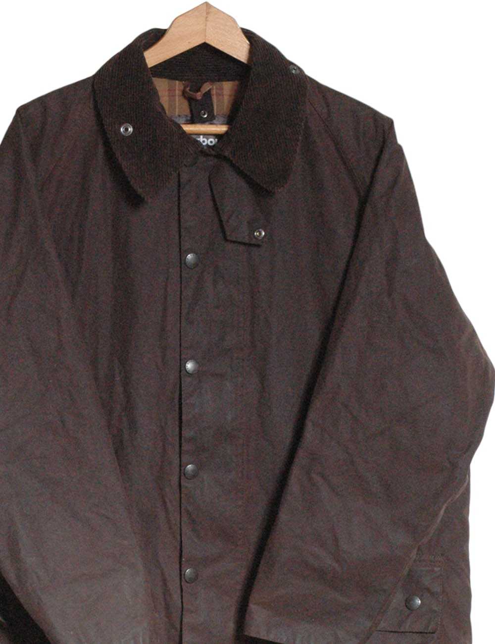 Vintage Barbour Beaufort Brown Wax Jacket | Size … - image 2