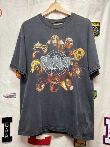 Slipknot cheapest tour t-shirt Vintage metal band Medium faded worn