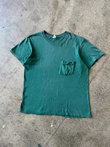 1970s Green Faded Pocket Tee