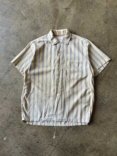 1960s Striped Short Sleeve Shirt