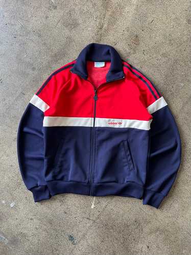 1980s Adidas Red Track Jacket