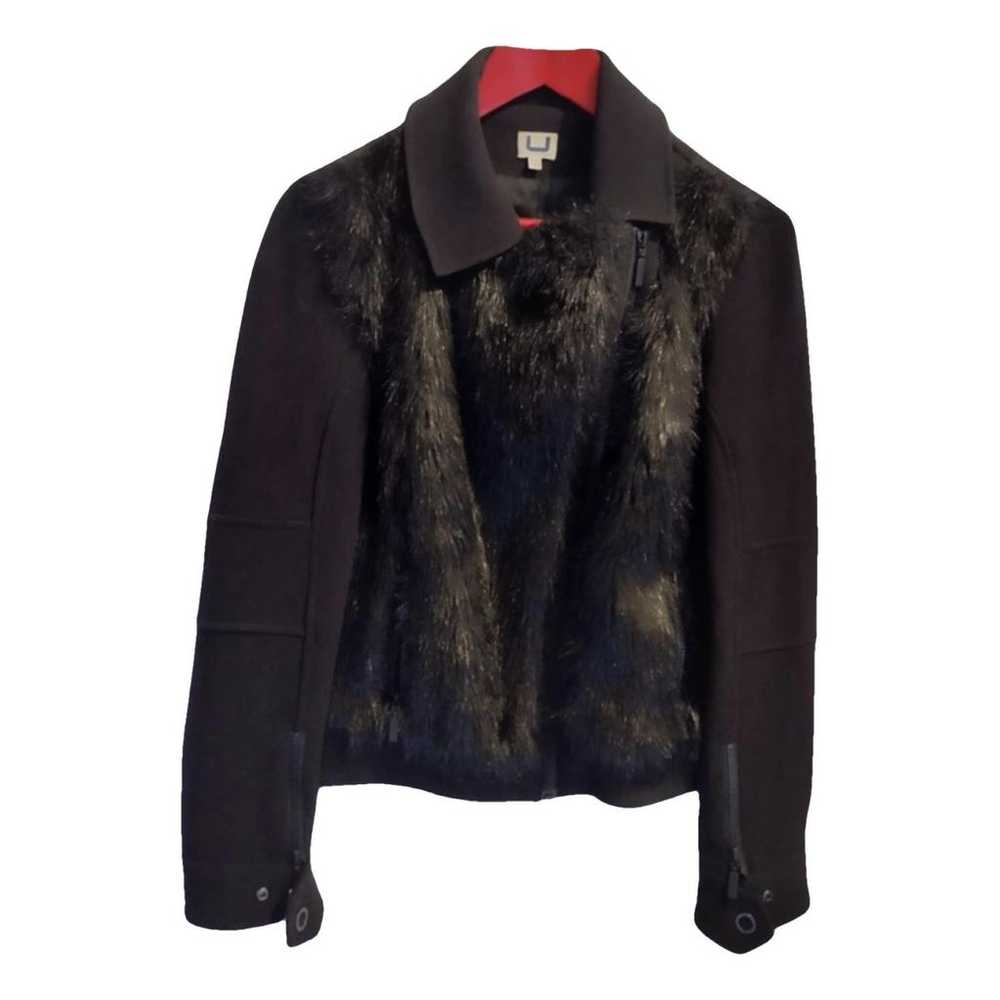 Adolfo Dominguez Faux fur blazer - image 1