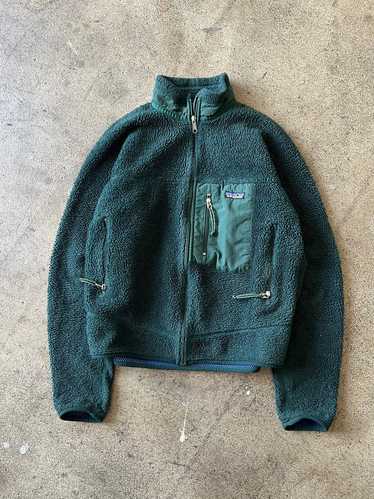 1990s Patagonia Pine Green Fleece Jacket