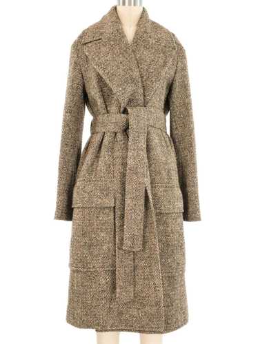 Celine Tweed Overcoat