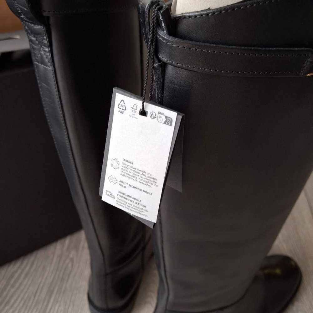 Massimo Dutti Leather riding boots - image 2