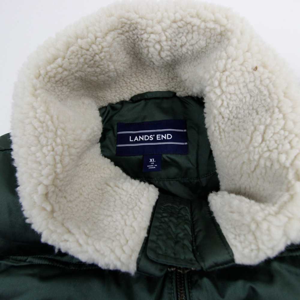 Lands End Winter Jacket Men's Green Used - image 3