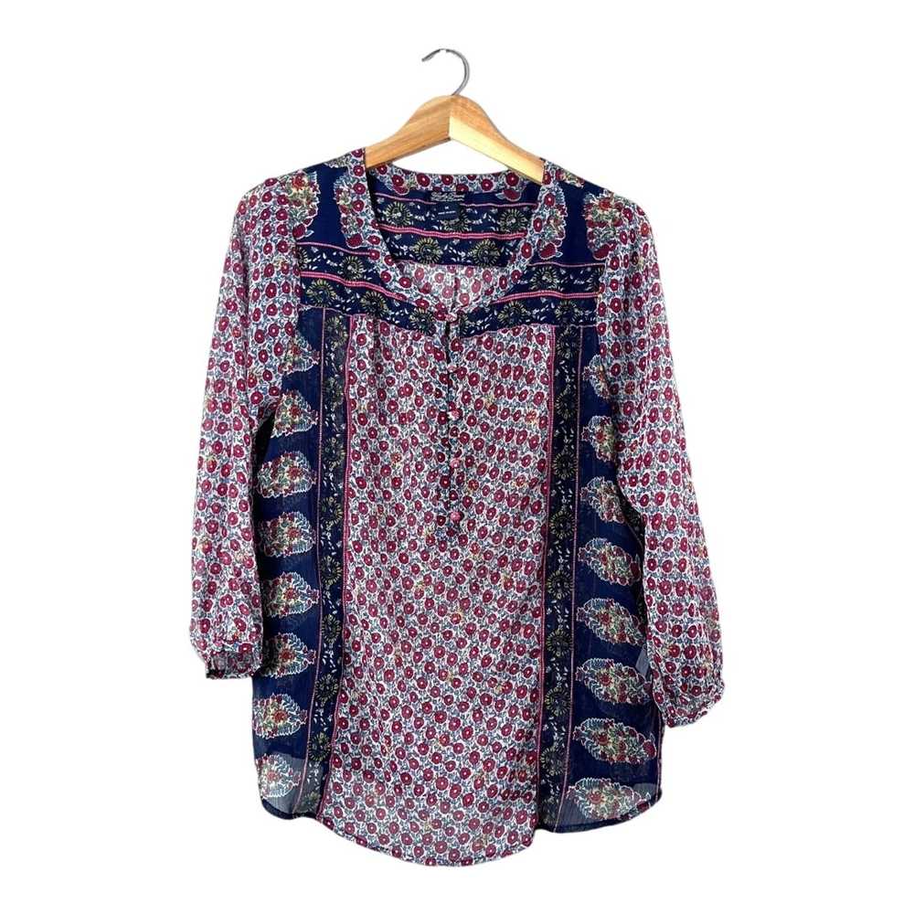 Lucky Brand Women's Red and Blue Boho Lucky Brand… - image 1