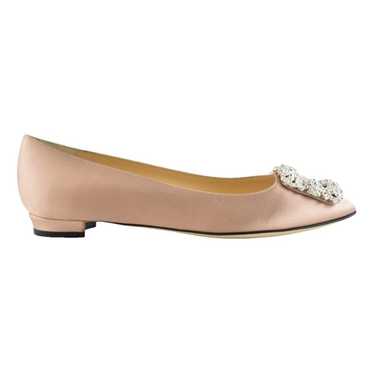 Manolo Blahnik Silk ballet flats - image 1