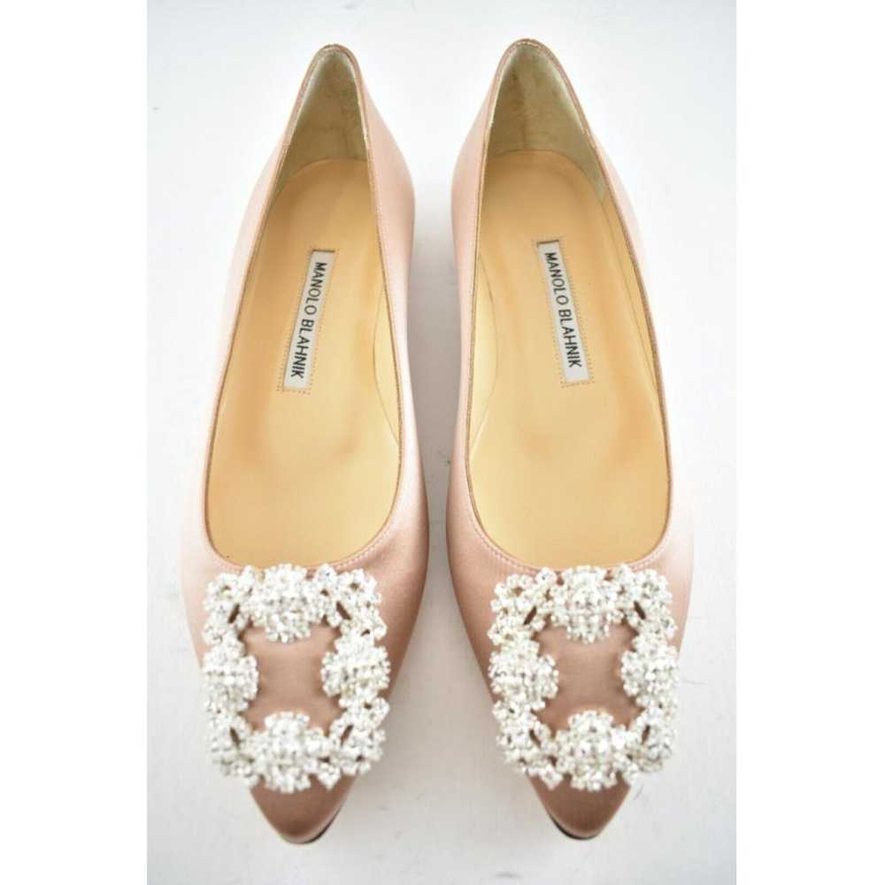 Manolo Blahnik Silk ballet flats - image 4