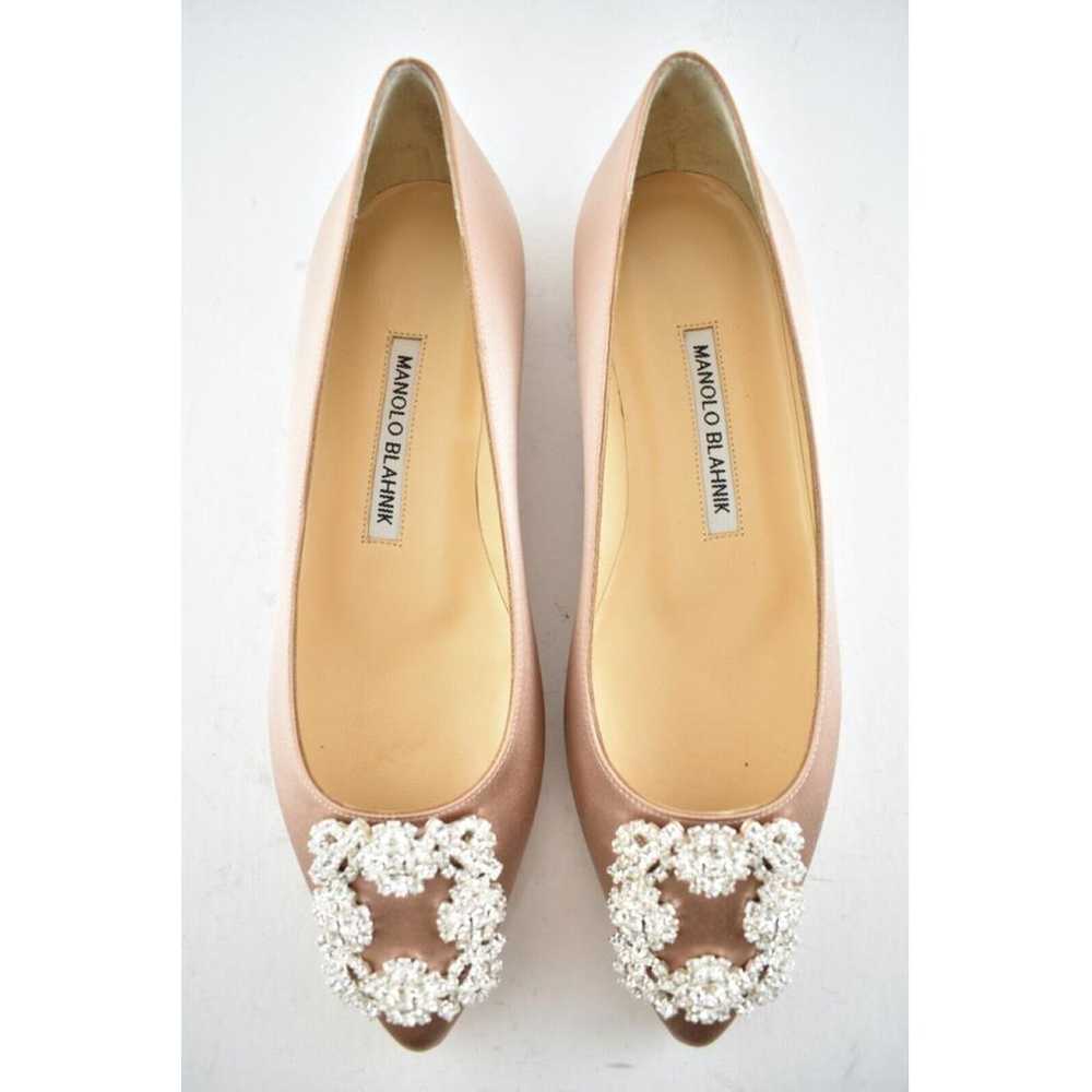 Manolo Blahnik Silk ballet flats - image 6