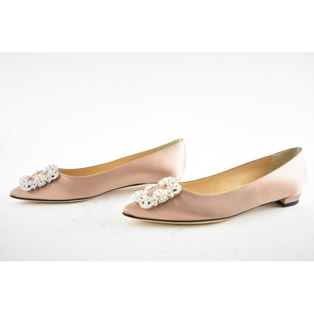 Manolo Blahnik Silk ballet flats - image 8